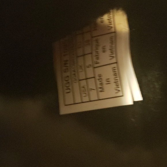 Ugg black slingback slippers size 7 - Picture 3 of 6